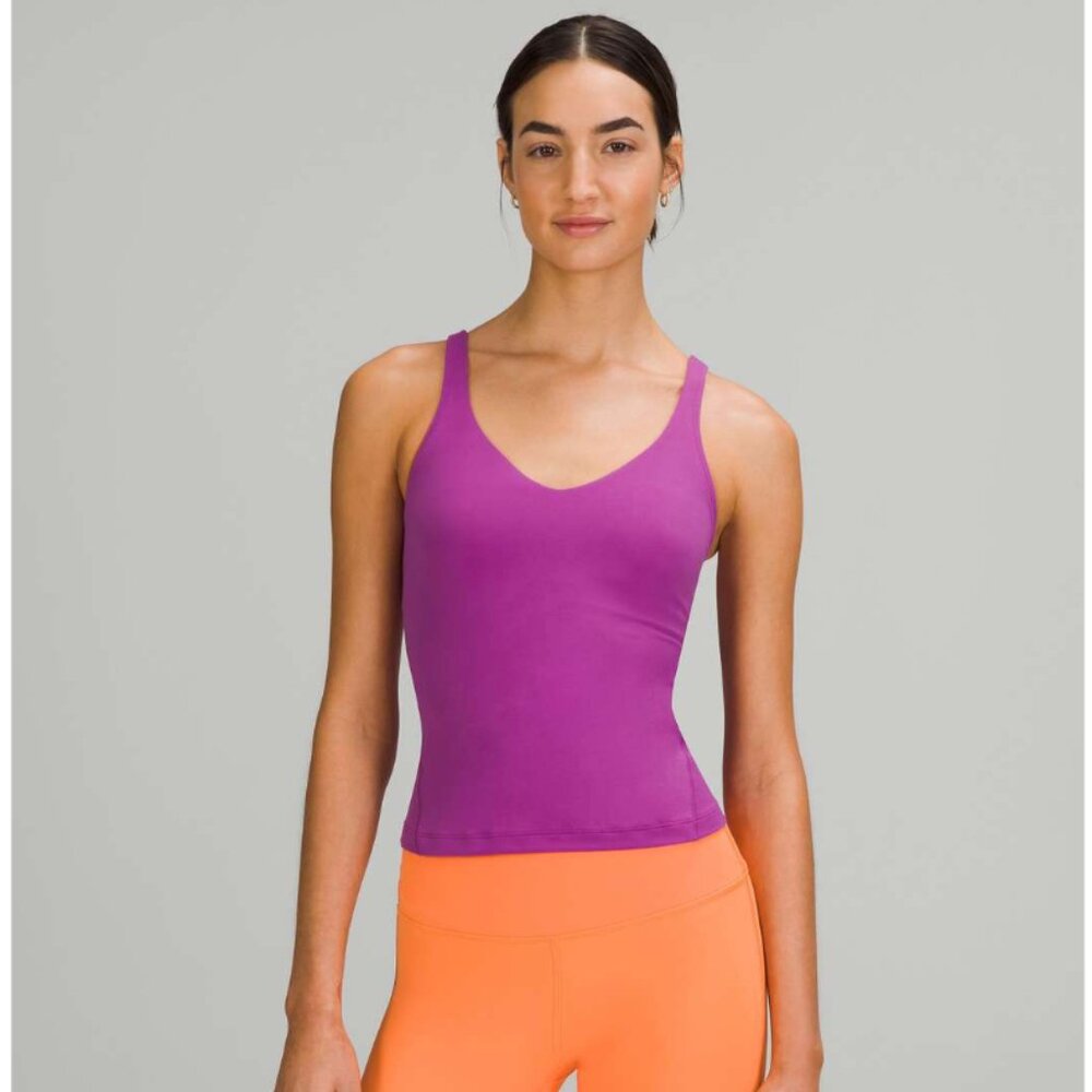Align Waist Length Tank Vivid Plum Size 6